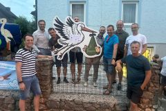 Storch aufstellen Martin & Ulli